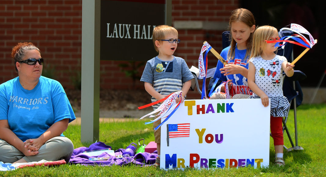 2015: President Barack Obama in La Crosse